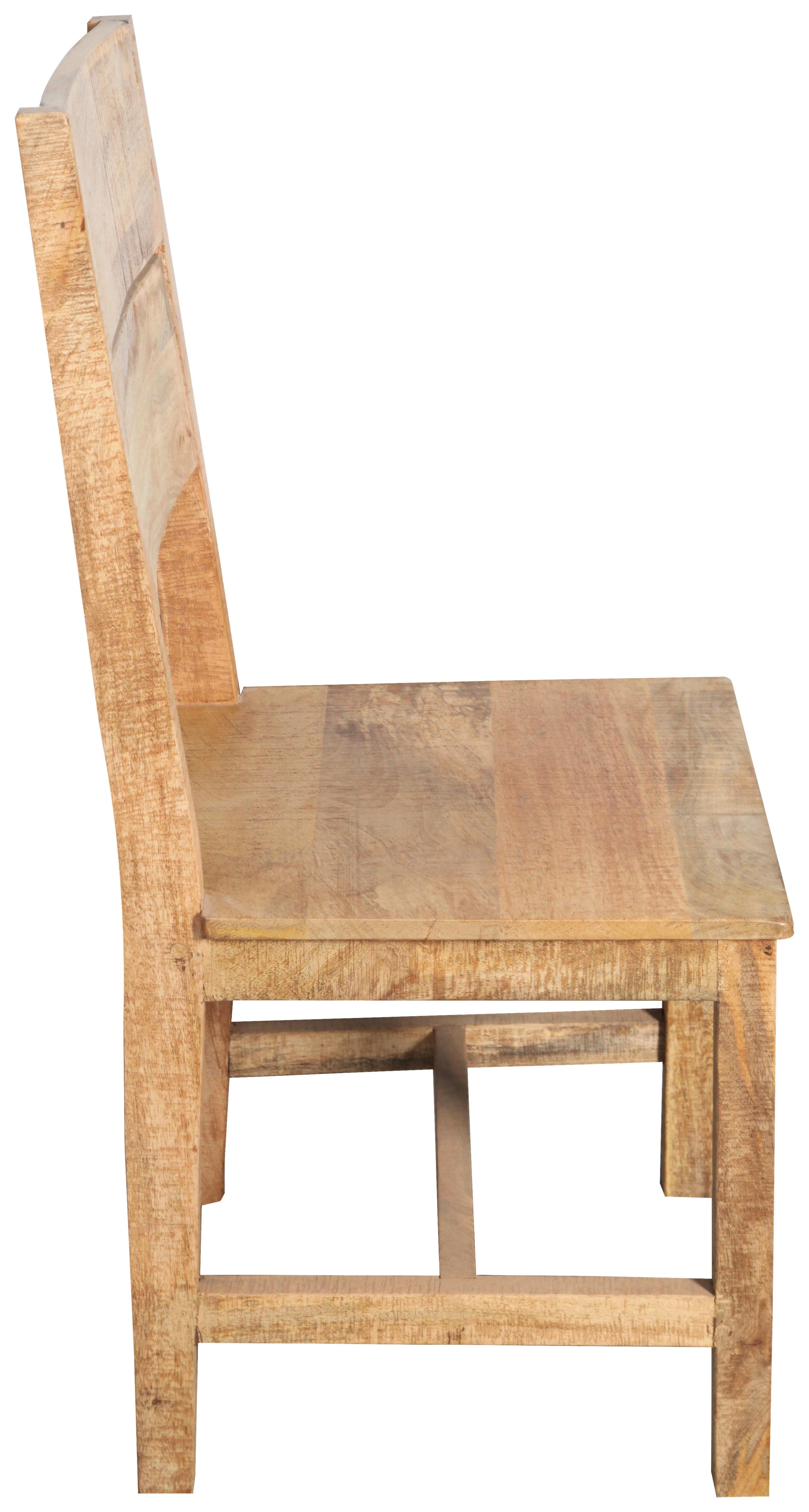 STOL EVEREST -EXKLUSIV- - naturfärgad, Natur, trä (45/100/52cm) - Mömax