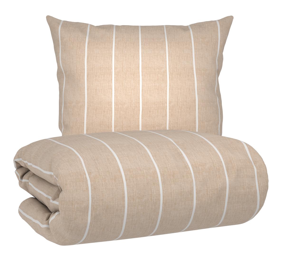 Bettwäsche Tyline XL Beige ca. 155x220cm - Beige, Textil (155/220cm) - Mömax