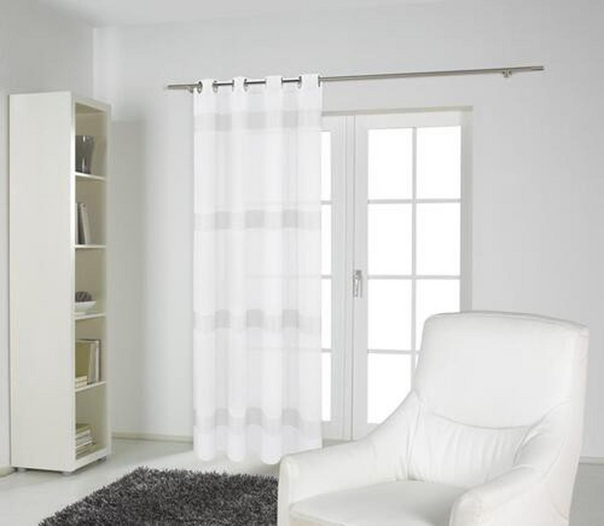 ZASŁONA NA PRZELOTKACH LASOPASO - kremowy, Basics, tkanina (140/245cm) - Esposa