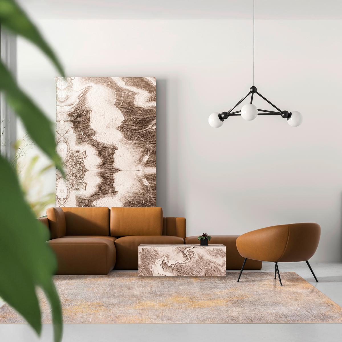 DYWAN VINTAGE ONIS ONDEA-TREND8112 - greige/kolor złoty, Design, tkanina (200/290cm) - Lindorug