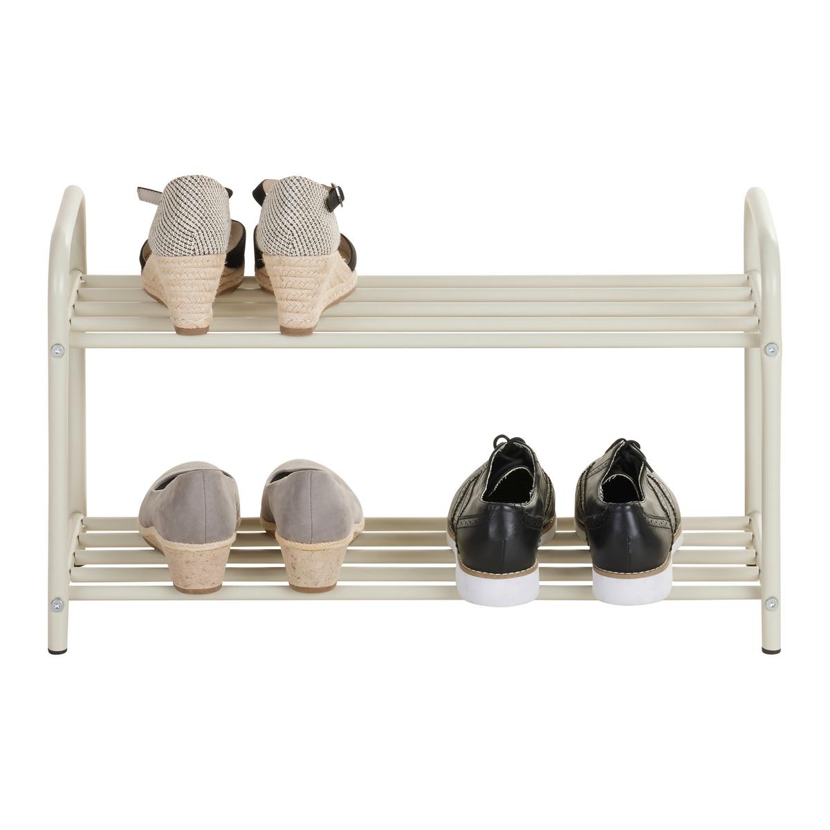 Cipőspolc Max - kasmírszínű, Modern, fém (60/34/23cm) - Mömax