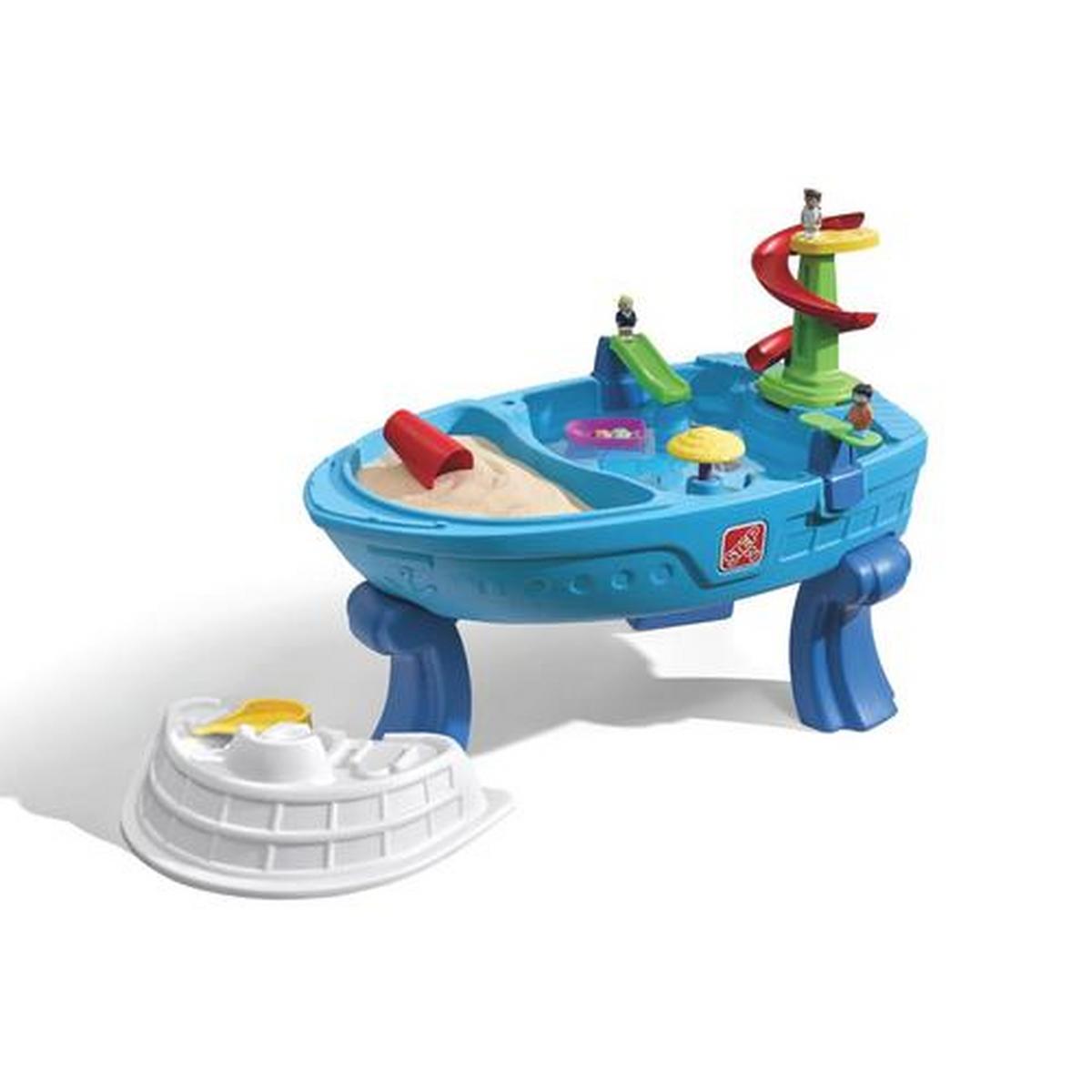 Sand- und Wassertisch Step 2 Fiesta Sand & Water - Blau/Weiß, Basics, Kunststoff (100,3/71,1/67,3cm) - Ambia Garden