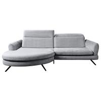 Kutna Garnitura Jasper - siva/crna, Moderno, drvni materijal/tekstil (177-198/85-104/277cm) - Premium Living