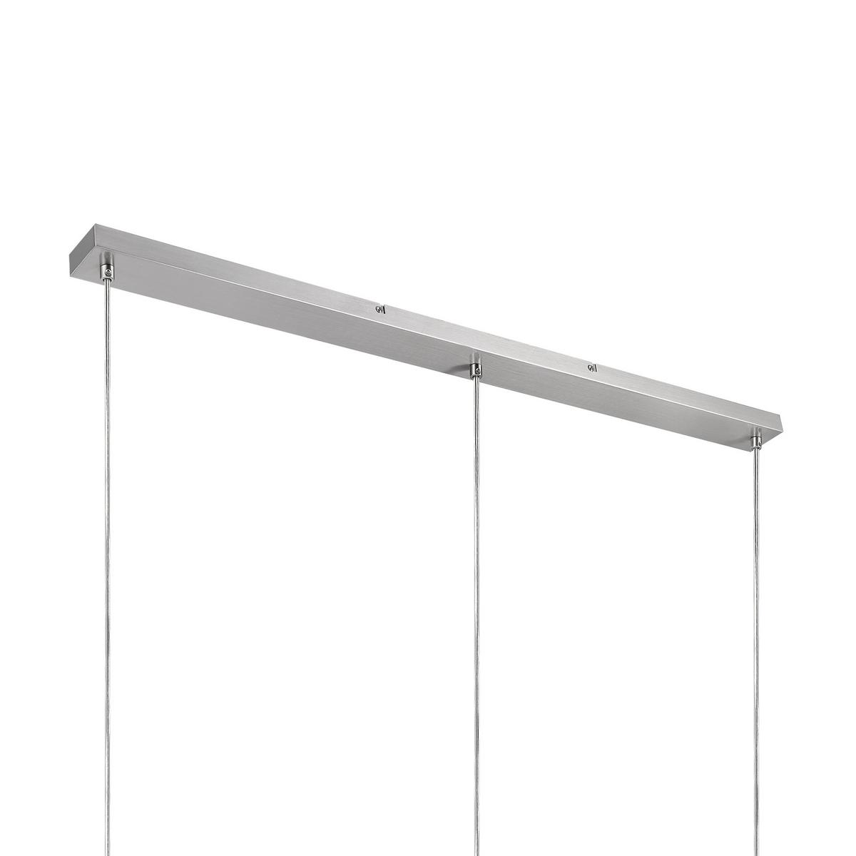LAMPA WISZĄCA LEONIE *SBN* - opal, Basics, metal/szkło (110/20/150cm) - Novel