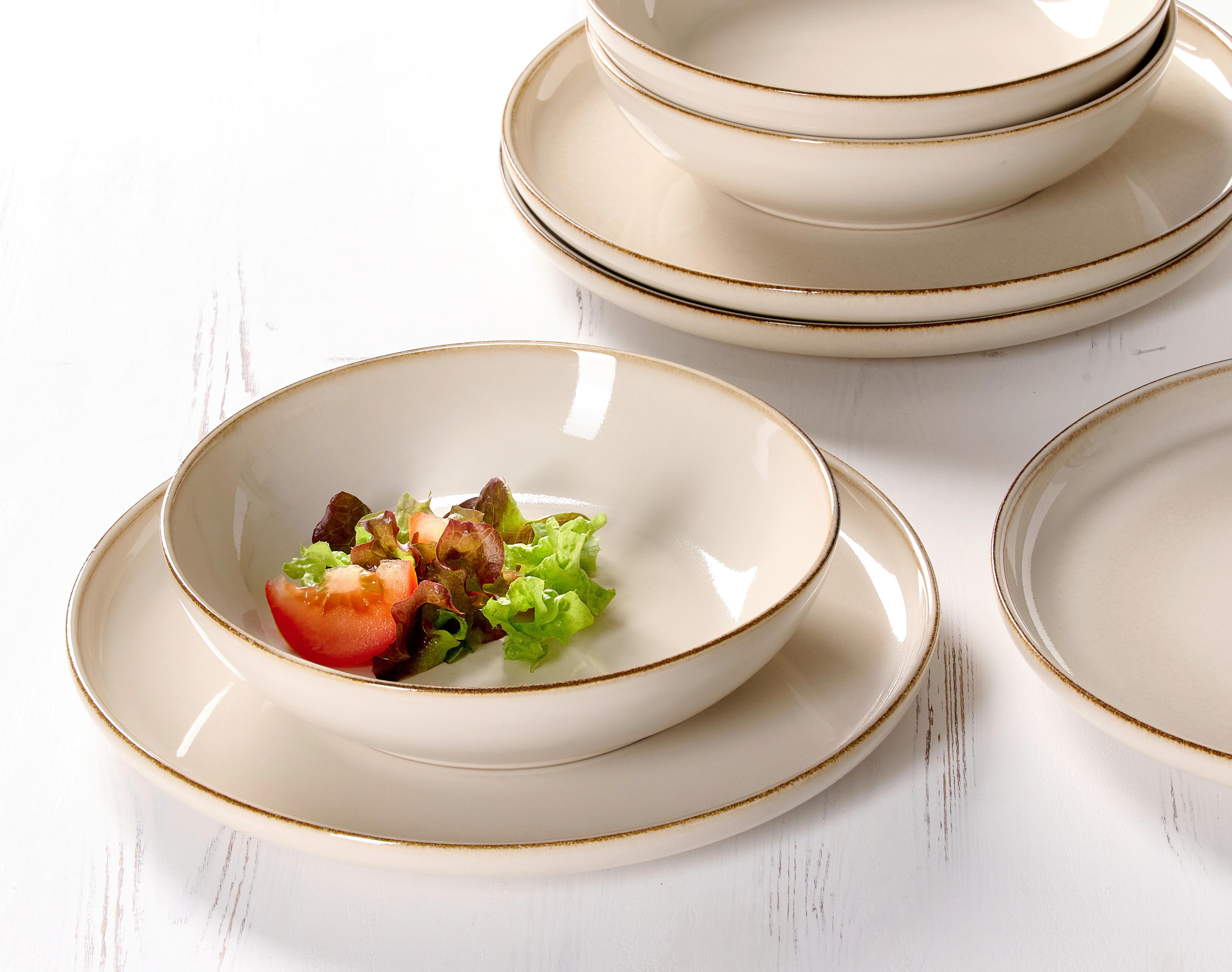 ZASTAWA STOŁOWA 746860 - kremowy, Konventionell, ceramika (28/22/29cm) - Ritzenhoff Breker