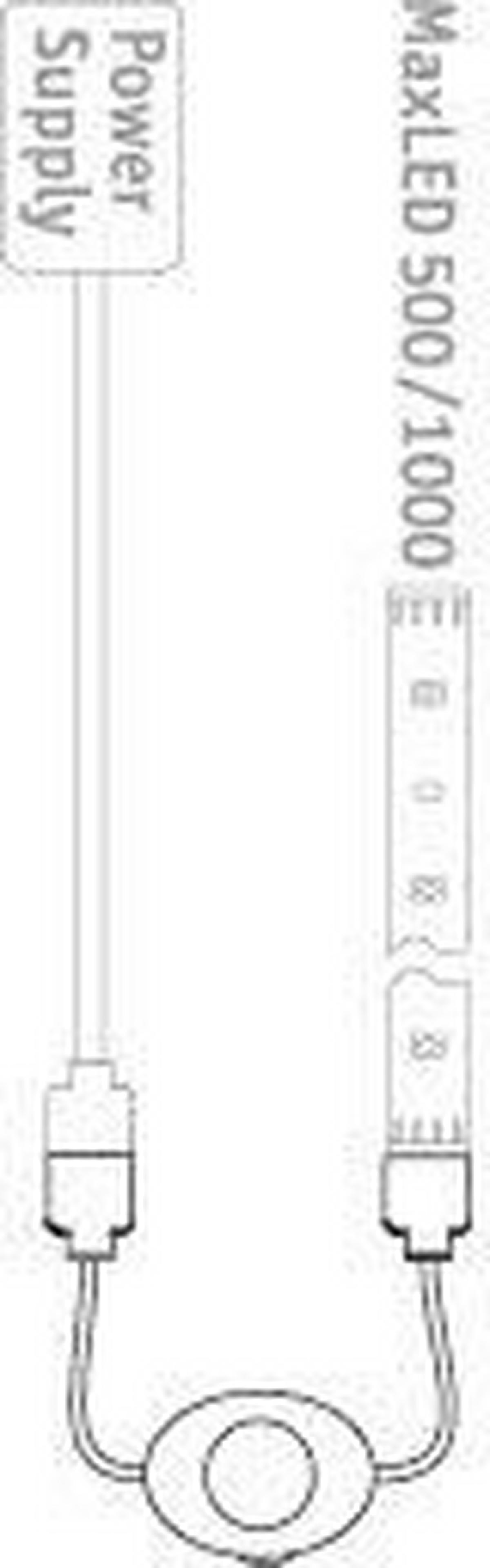 LED-Strip MaxLED Night PIR Sensor Weiß max. 144 Watt - Weiß, Basics, Kunststoff (4,8/3,3cm) - Paulmann