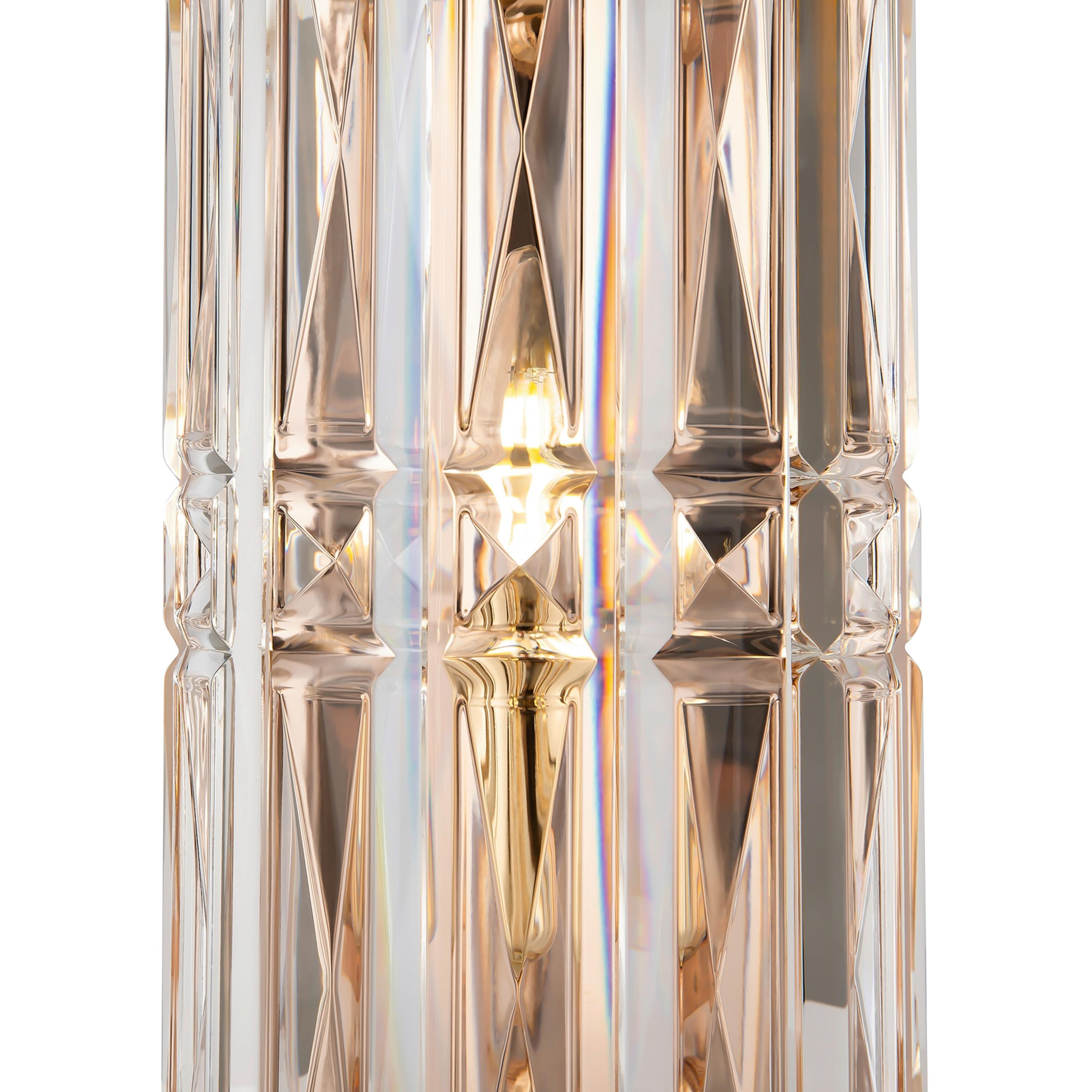 Wandleuchte Facet Goldfarben max. 60 Watt - Goldfarben, Basics, Glas/Metall (13/25/10cm) - MAYTONI
