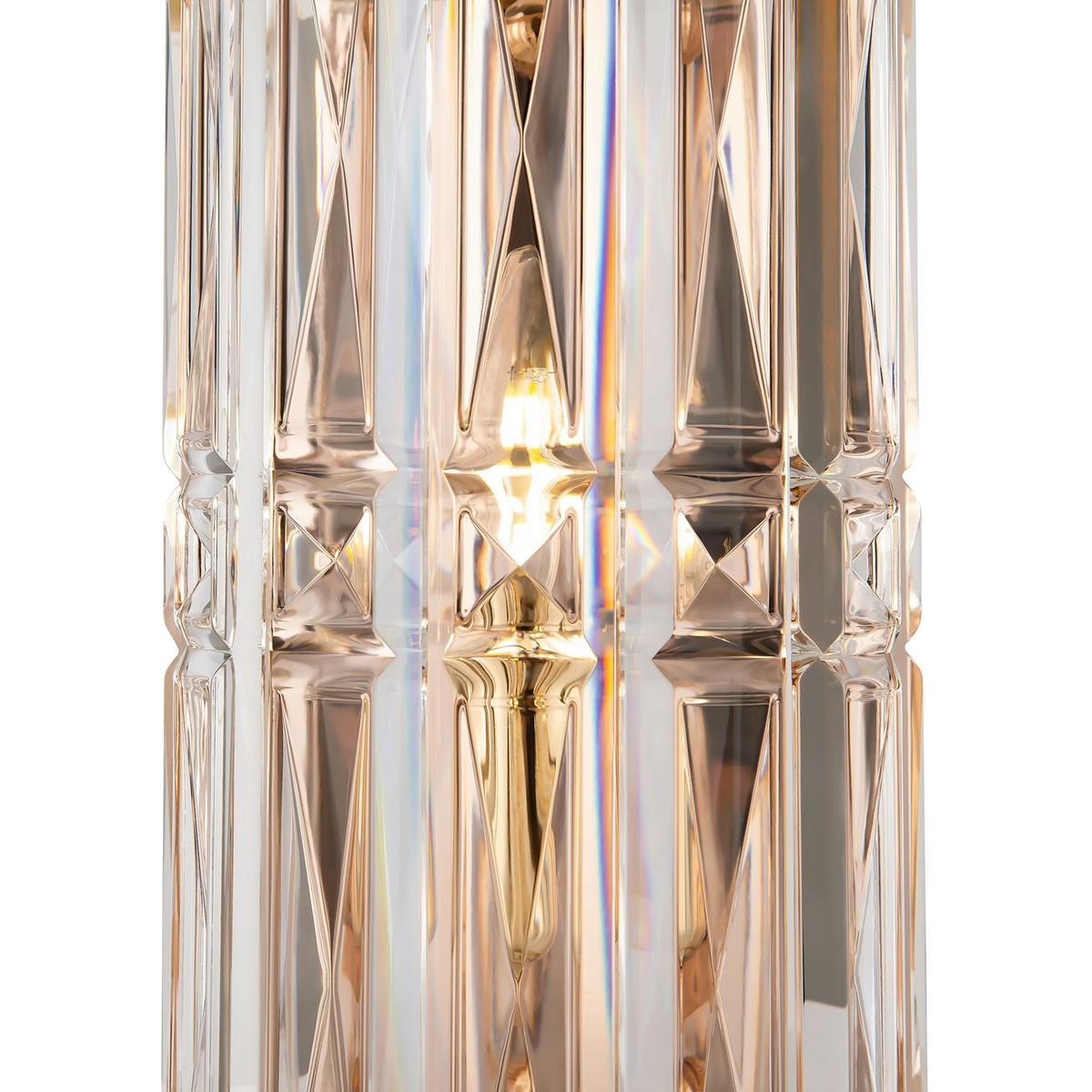 Wandleuchte Facet Goldfarben max. 60 Watt - Goldfarben, Basics, Glas/Metall (13/25/10cm) - MAYTONI