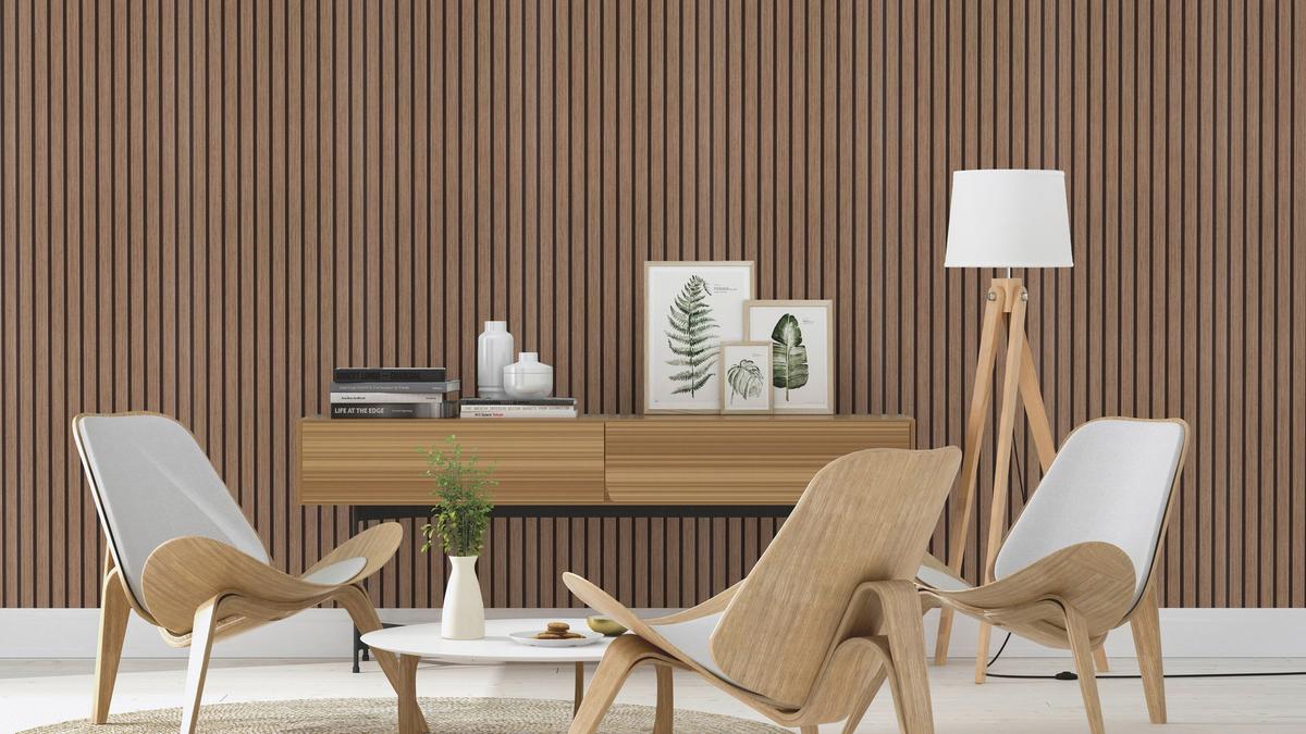 Tapete Echo Braun - Braun, Natur, Textil (600/53cm) - Tesa