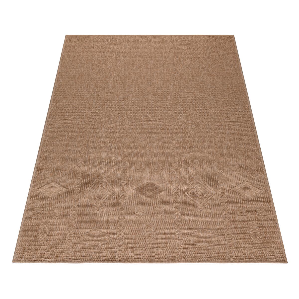 Outdoorteppich Dhaka Beige ca. 80x250cm - Beige, Basics, Textil (80/250cm) - Novel