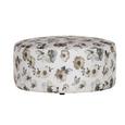 Hocker Im Blumendesign - Multicolor/Schwarz, Textil (75/38cm) - PREMIUM LIVING