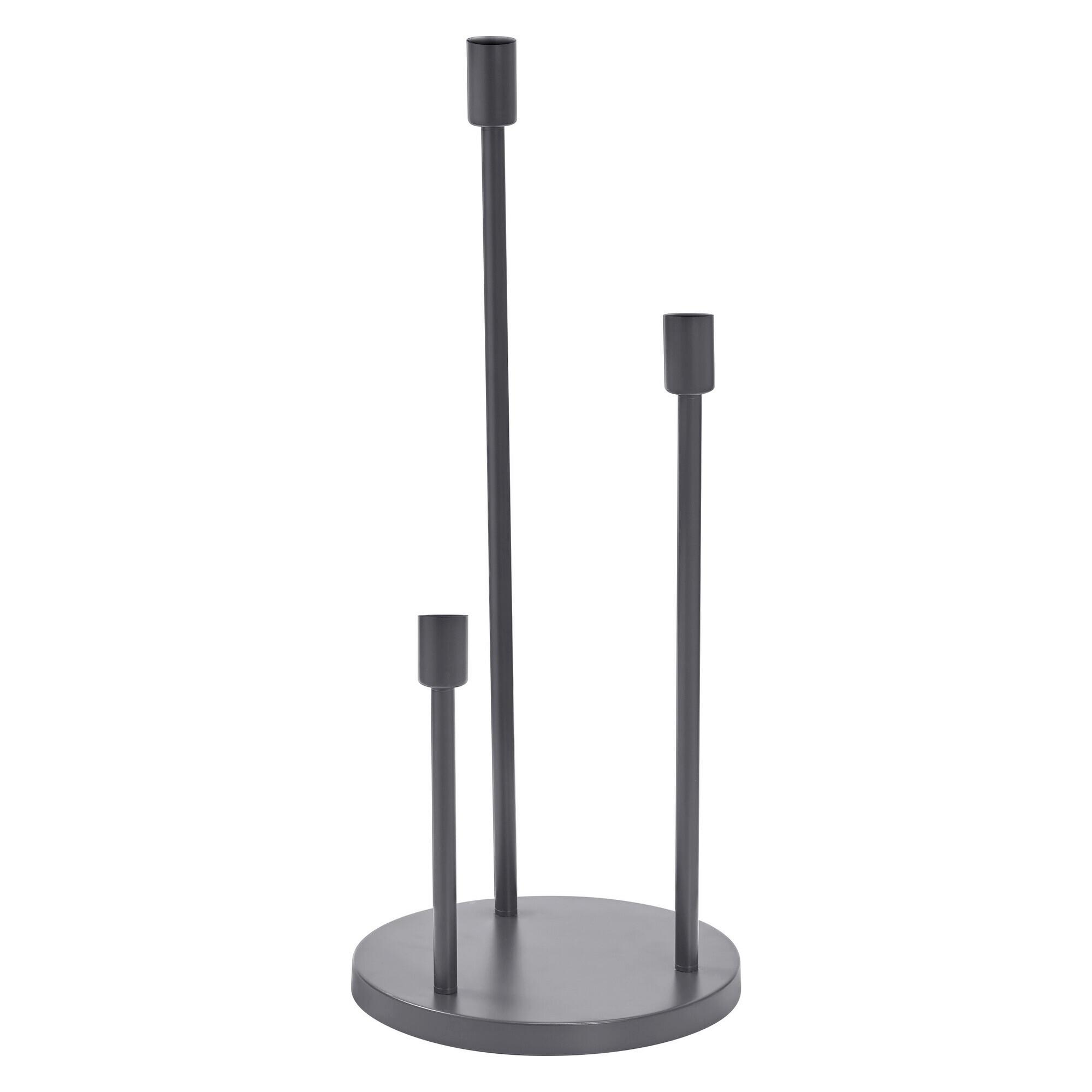 LAMPA STOJĄCA DECOR STICK FLOOR 3XE27 DIM DG - ciemnoszary, Basics, metal (32/78cm) - Osram