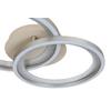 LED-TAKLAMPA KRISTA - sandfärgad/champagne, Modern, metall/plast (53,5/33,5/7,5cm) - Mömax