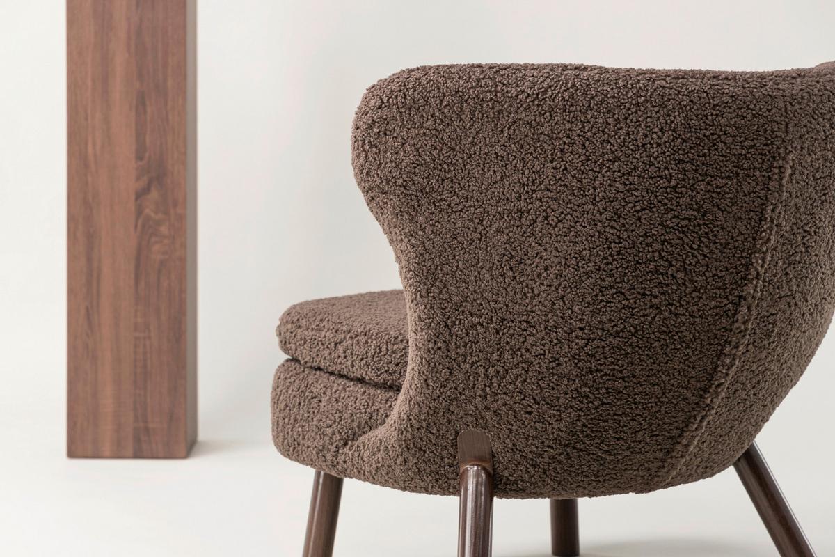 SESSELSET RYXÖ - Braun, Design, Textil/Metall (60,5/80/85cm) - Livetastic
