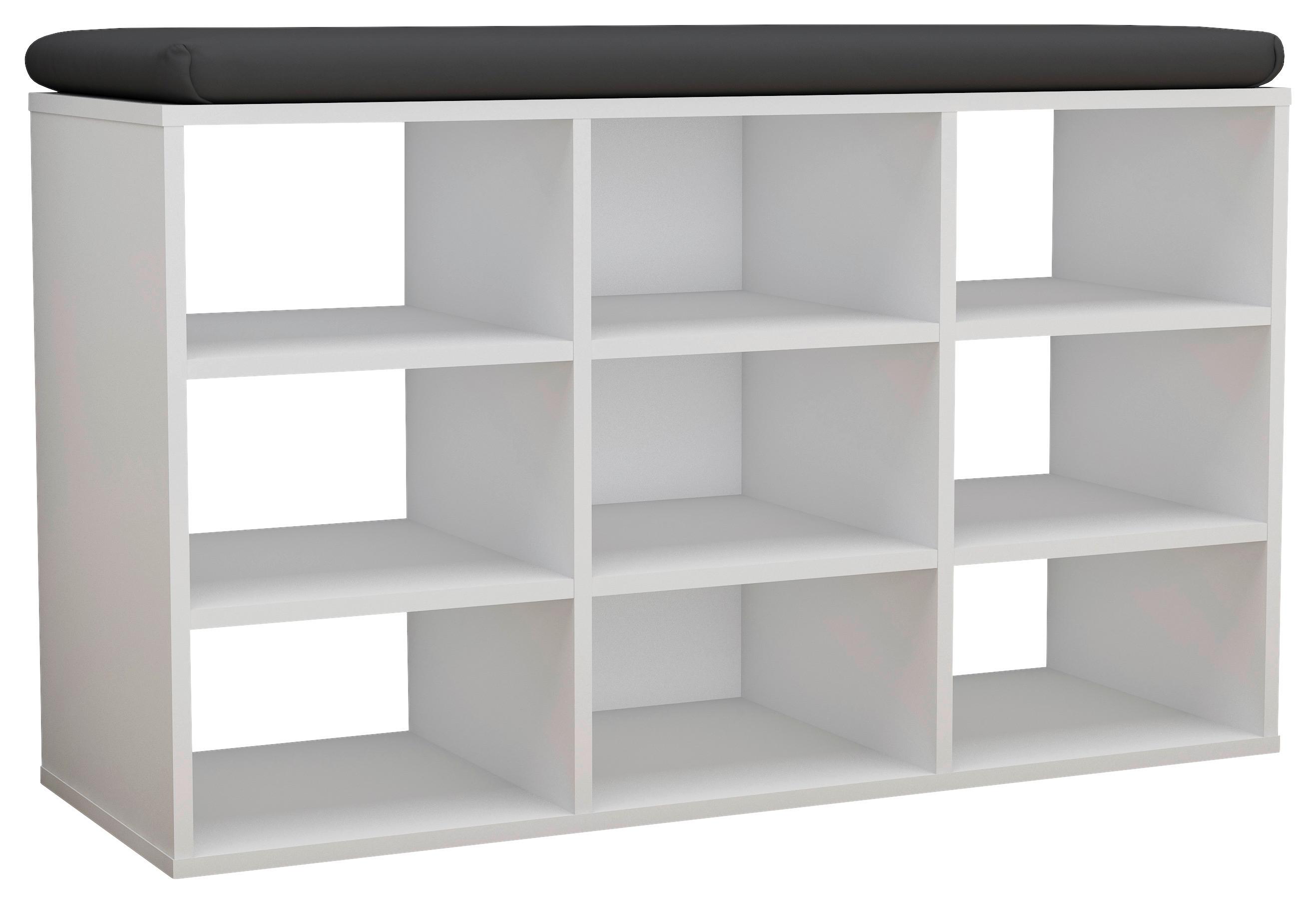 Regal Za Čevlje Hinsol, Bela - bela, Design, leseni material (80/50/30cm) - MID.YOU