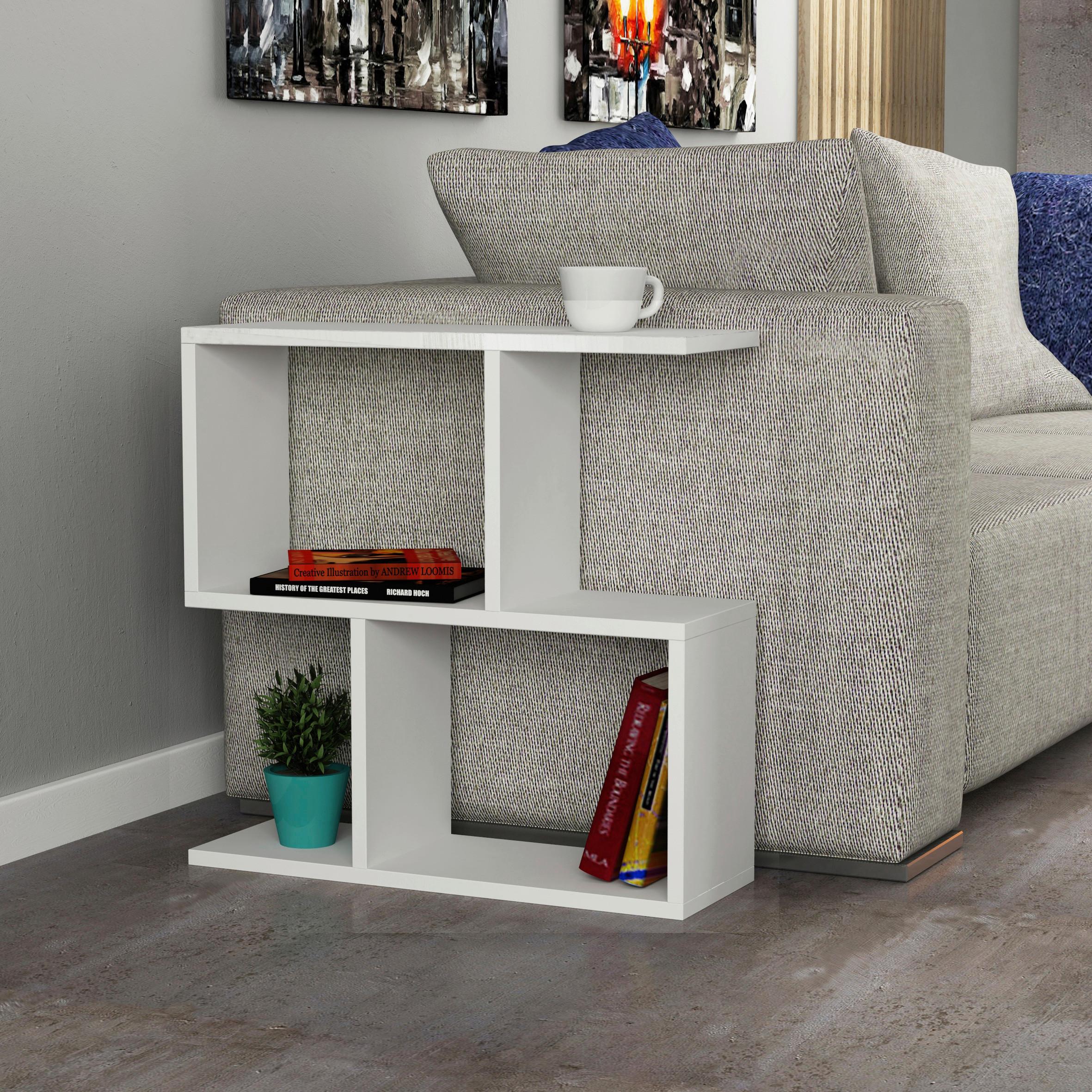 Mizica Homemania - bela, Design, leseni material (60/20/60cm) - Livetastic