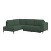 Kutna Garnitura Veni - tamno zelena/crna, Moderno, tekstil (210/272cm) - Modern Living