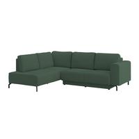 Kutna Garnitura Veni - tamno zelena/crna, Moderno, tekstil (210/272cm) - Modern Living
