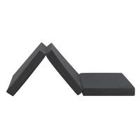 Sklopivi Madrac Anna - crna, Moderno, tekstil (65/186cm) - Modern Living