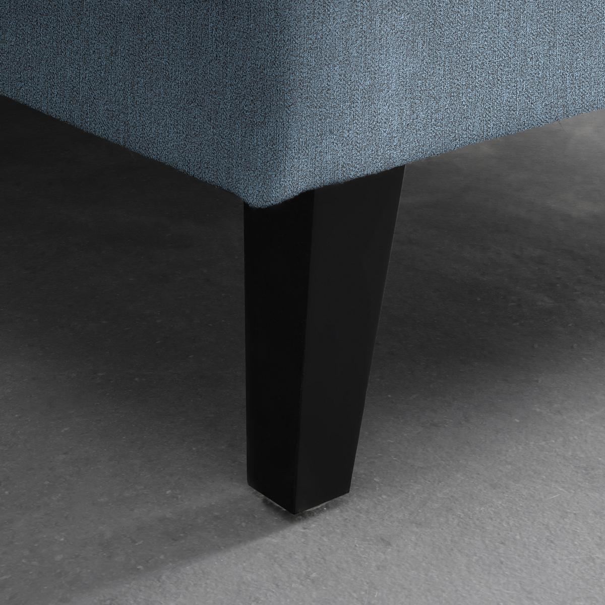 Ecksofa Boston Hellblau - Schwarz/Hellblau, KONVENTIONELL, Holz/Textil (215/92/160cm) - Based