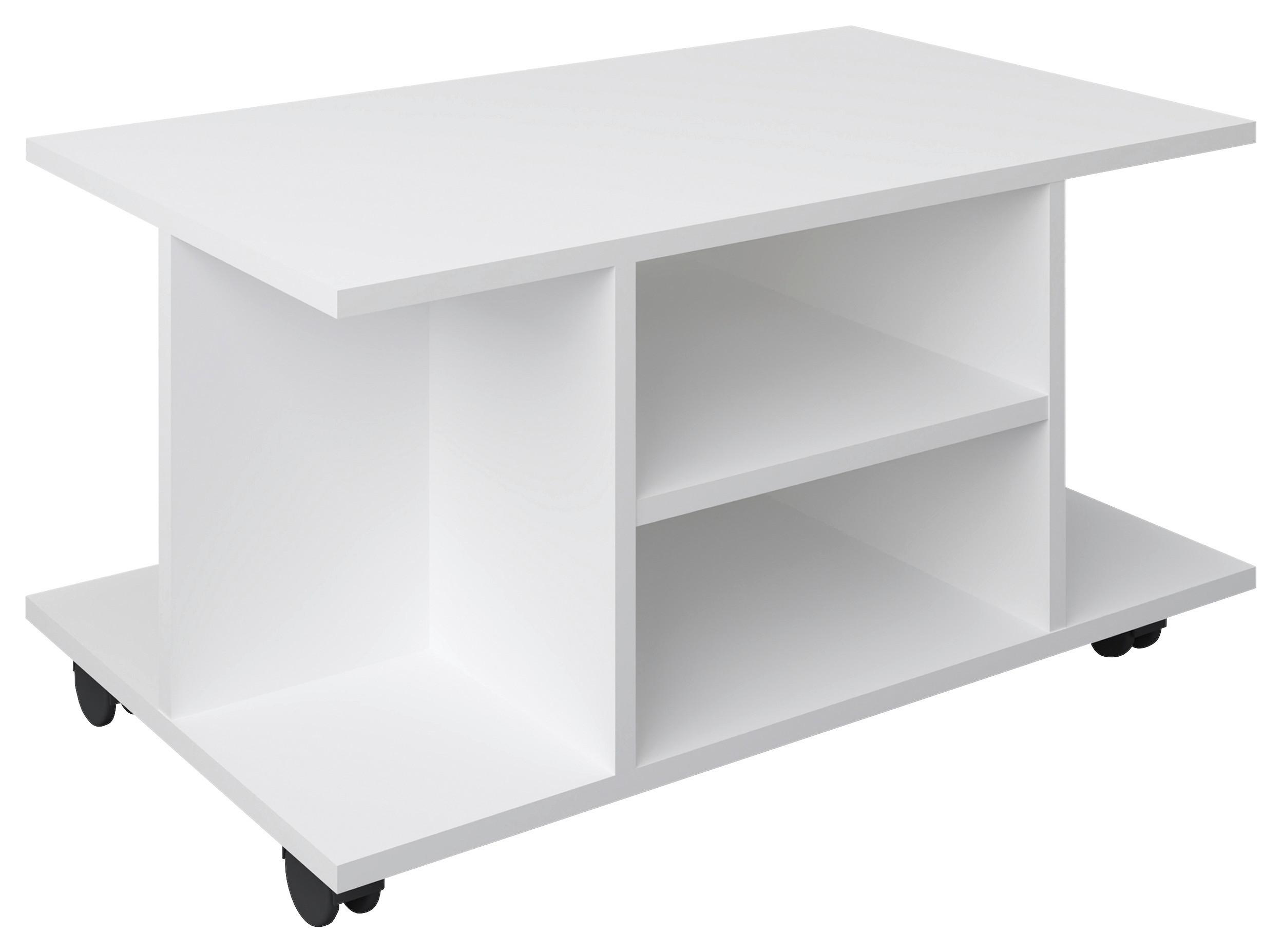 Stojalo Za Tv Findalo, Bela - bela, Moderno, umetna masa/leseni material (80/40/40cm) - MID.YOU