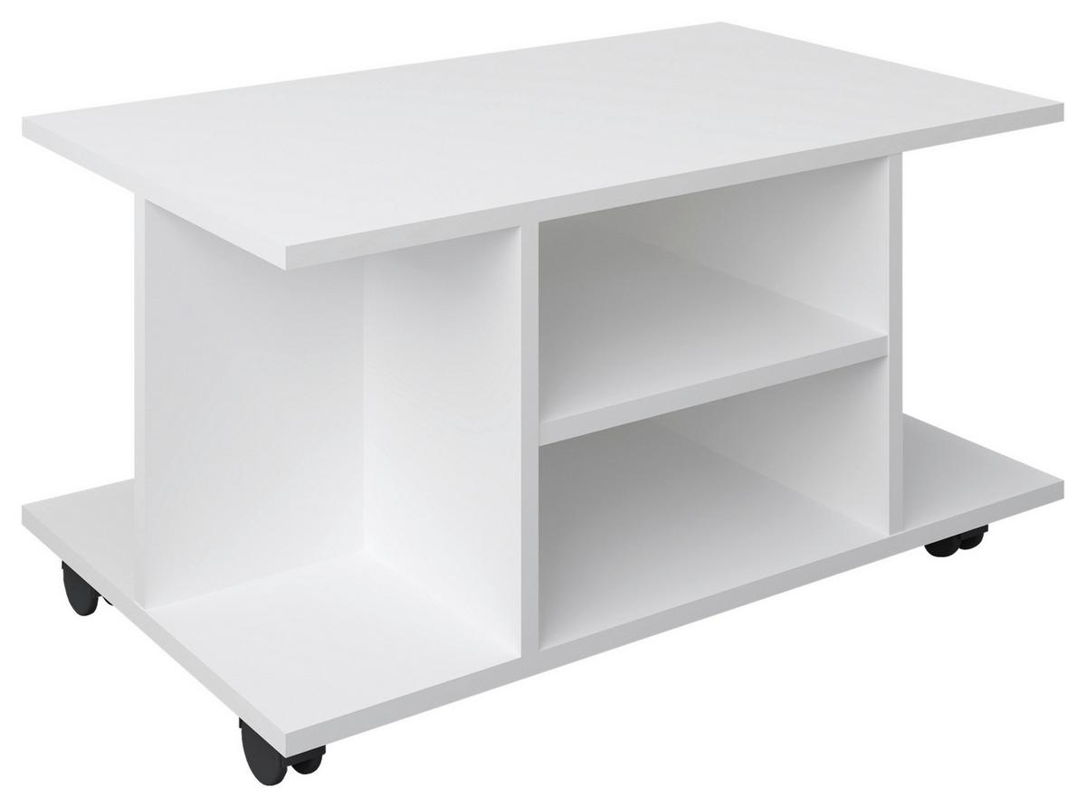 Stojalo Za Tv Findalo, Bela - bela, Moderno, umetna masa/leseni material (80/40/40cm) - MID.YOU