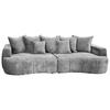 Canapea BERG - gri, Trend, textil (292/71-99/127cm) - Modern Living