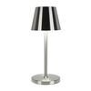 PORTABEL LAMPA MUSI - vit/nickelfärgad, Modern, metall/plast (12/30cm) - Mömax