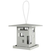 Vogelhaus Grau - Grau, Design, Kunststoff (22,9/21,5/22,9cm) - Umbra