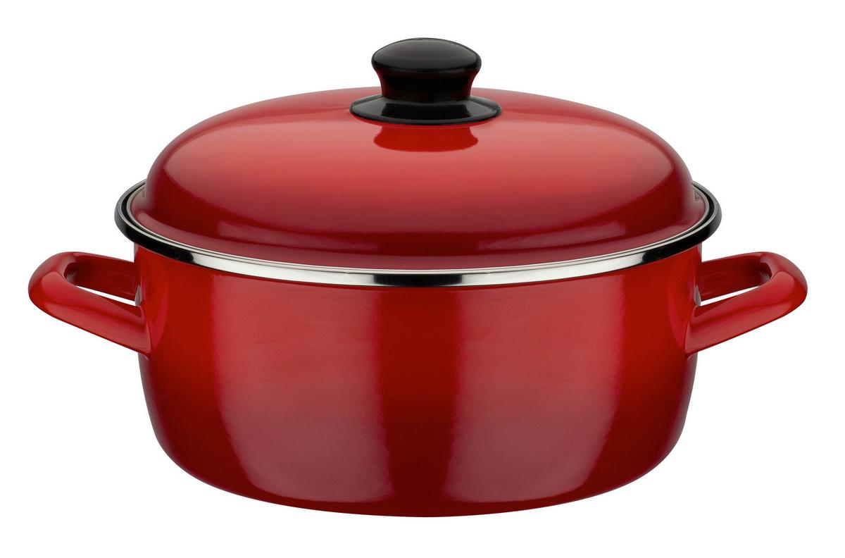 Set Posod Red Shadow, 4-Delni - rdeča, Basics, kovina - GSW