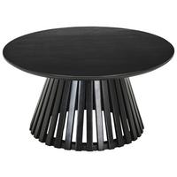 STOLIK KAWOWY KRUGER - czarny, Konventionell, drewno (80/40/80cm) - Livetastic