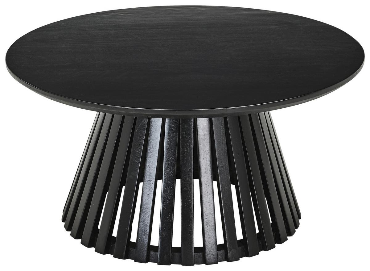 STOLIK KAWOWY KRUGER - czarny, Konventionell, drewno (80/40/80cm) - Livetastic