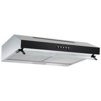 Kuhinjska Napa Respekta, 60cm - barve nerjavečega jekla/črna, Trend, kovina/steklo (60/13/50,3cm) - Respekta