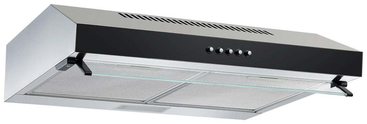 Kuhinjska Napa Respekta, 60cm - barve nerjavečega jekla/črna, Trend, kovina/steklo (60/13/50,3cm) - Respekta