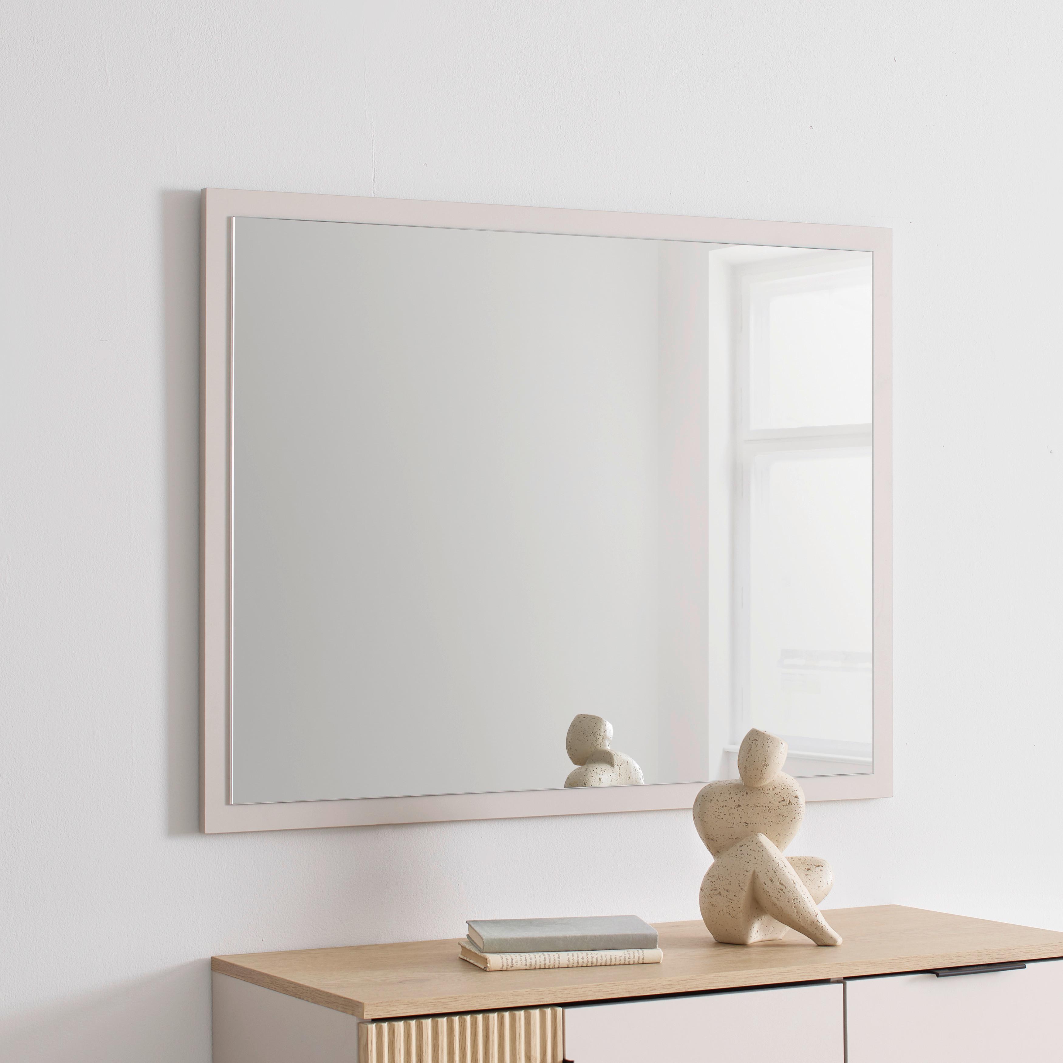 MIROIR MURAL CANNES -EXKLUSIV- - cachemire, MODERN, matériau en bois/verre (90/70/2cm) - Mömax