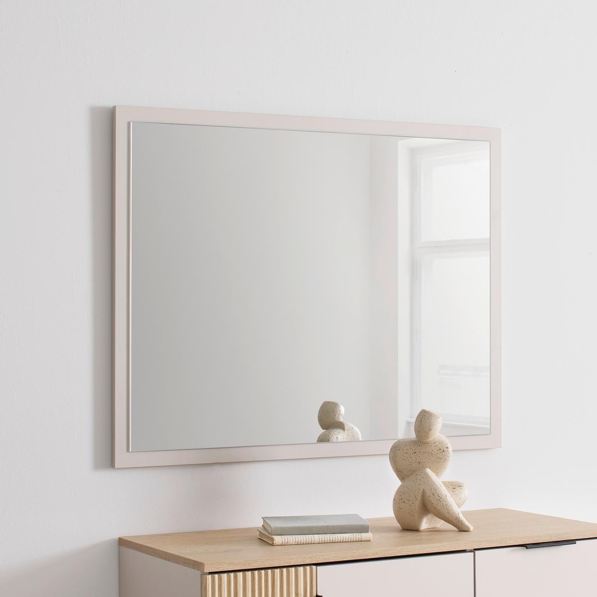 Oglindă de perete CANNES - cașmir, Modern, sticlă/material pe bază de lemn (90/70/2cm) - Modern Living