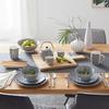 ASSIETT SHIVA - vit/svart, Lifestyle, keramik (21cm) - Modern Living