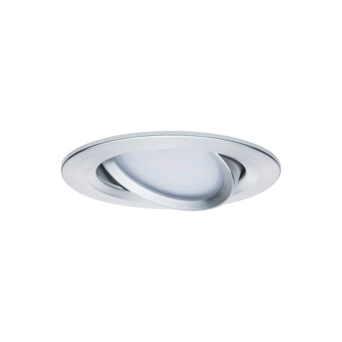 LED-Deckenleuchte Nova max. 3x 6,5 Watt, 3-teilig - Alufarben, Basics, Metall (8,4cm) - Paulmann