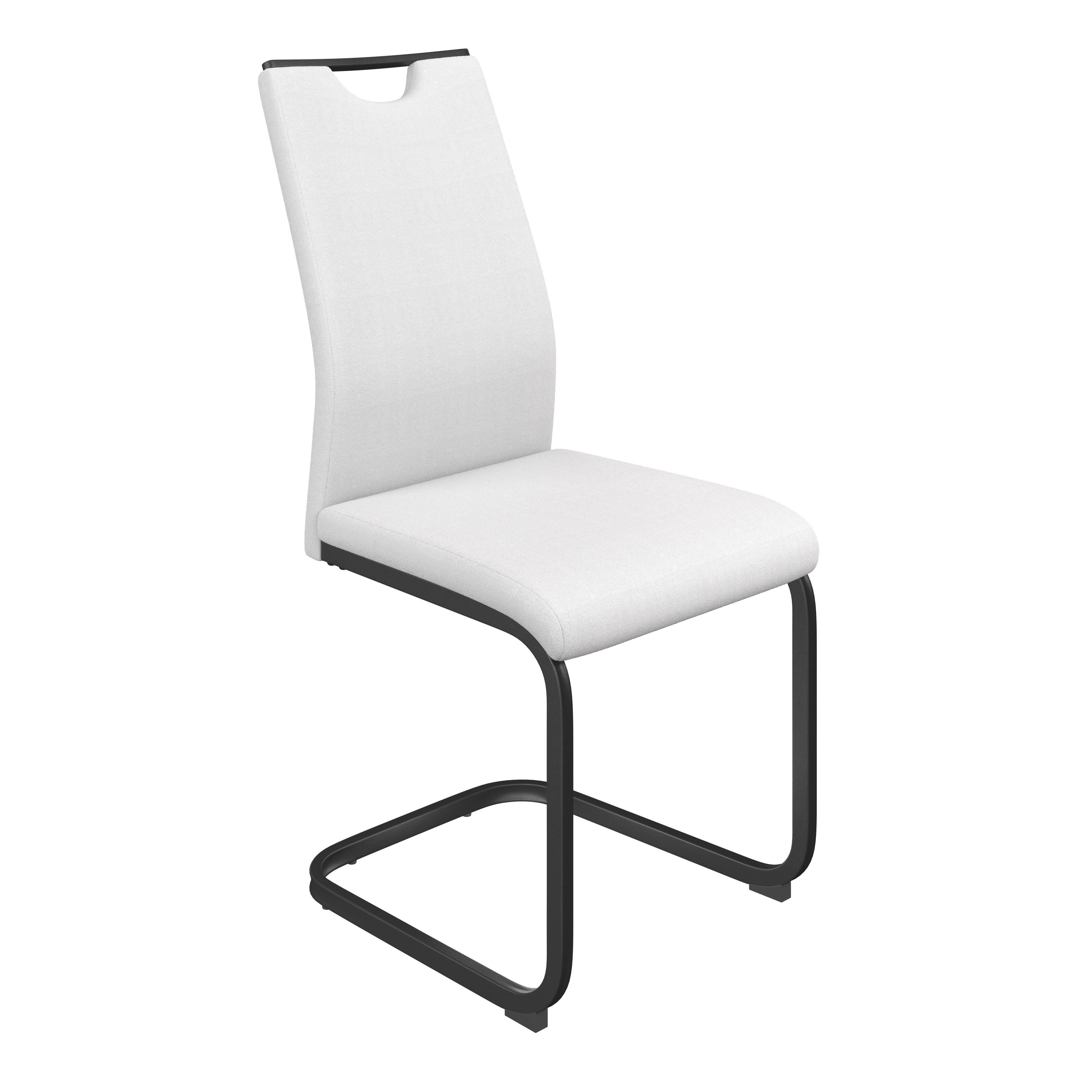Nihajni Stol Maya - črna/bež, Trend, kovina/tekstil (58/98/43cm)