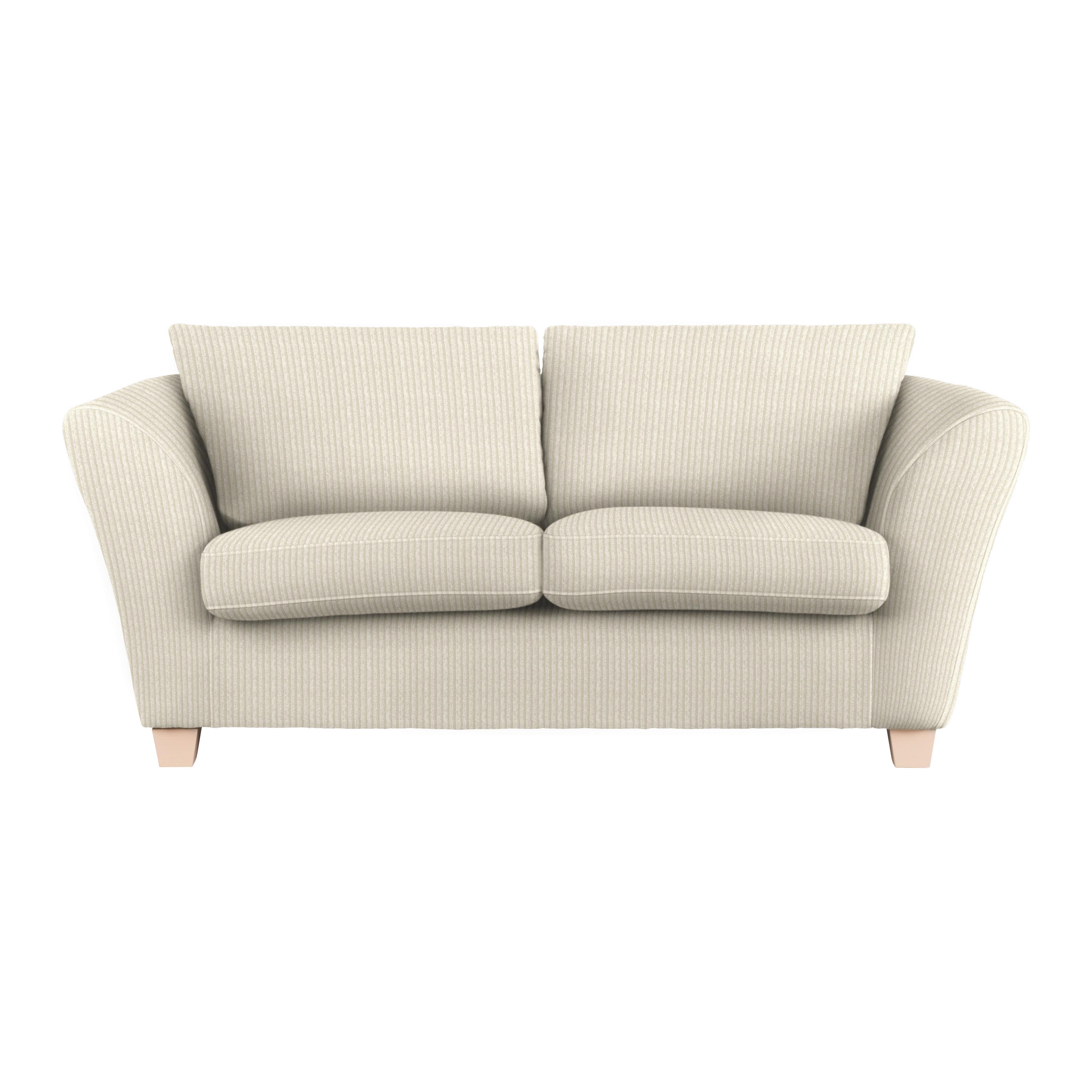 2-Sitzer-Sofa Devado Beige Cord - Beige/Naturfarben, Holz/Textil (190/70-85/95cm) - Mömax