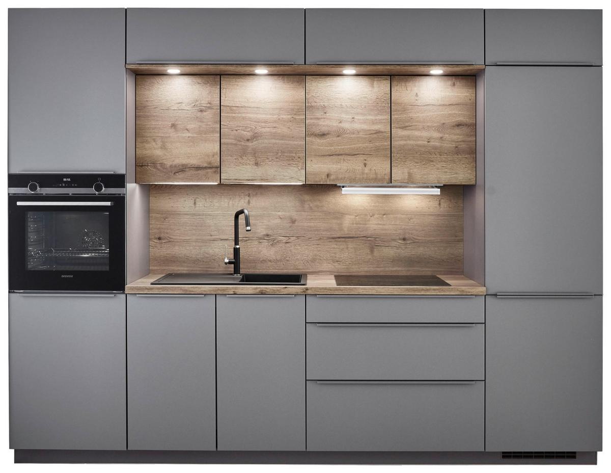 Bucătărie la comandă Touch/Structura - Basics, material pe bază de lemn (300cm)