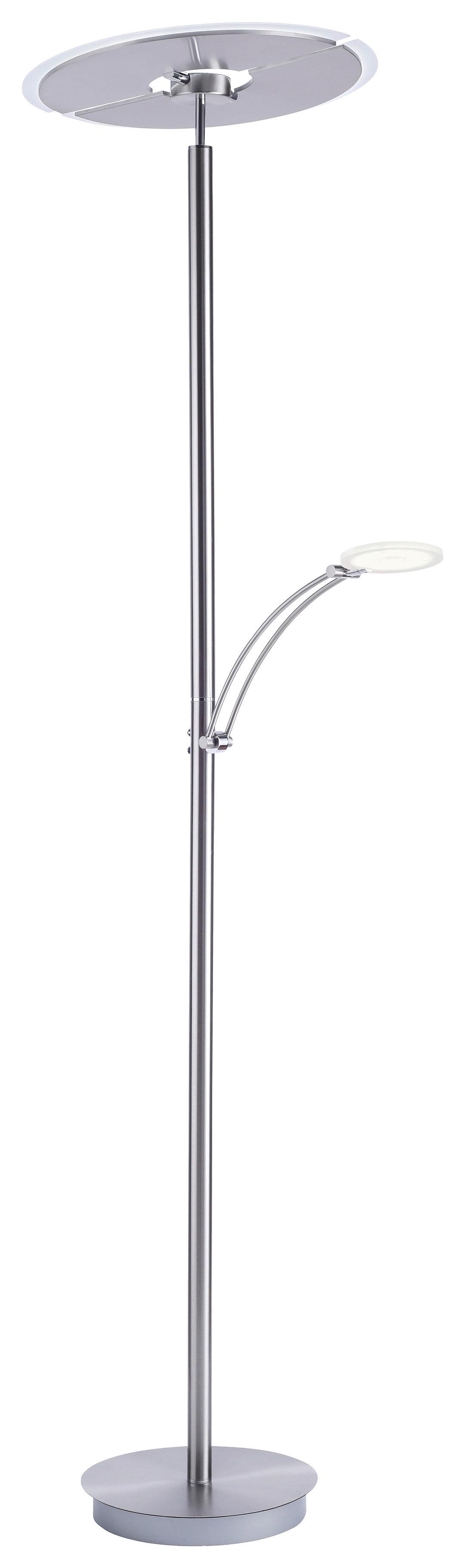 LED-Deckenfluter Artur max. 54 Watt - Silberfarben, Basics, Metall (68/45,5/200,3cm) - Paul Neuhaus