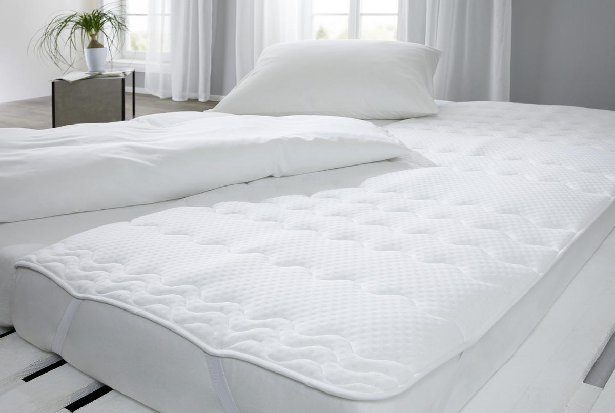 Unterbett Visco in Weiss ca. 90x200cm - (90/200cm) - Nadana