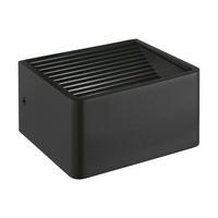 Led-wandleuchte Doninni 1 Anthrazit - Weiss/Anthrazit, Basics, Kunststoff/Metall (13,5/12/7,5cm) - Eglo