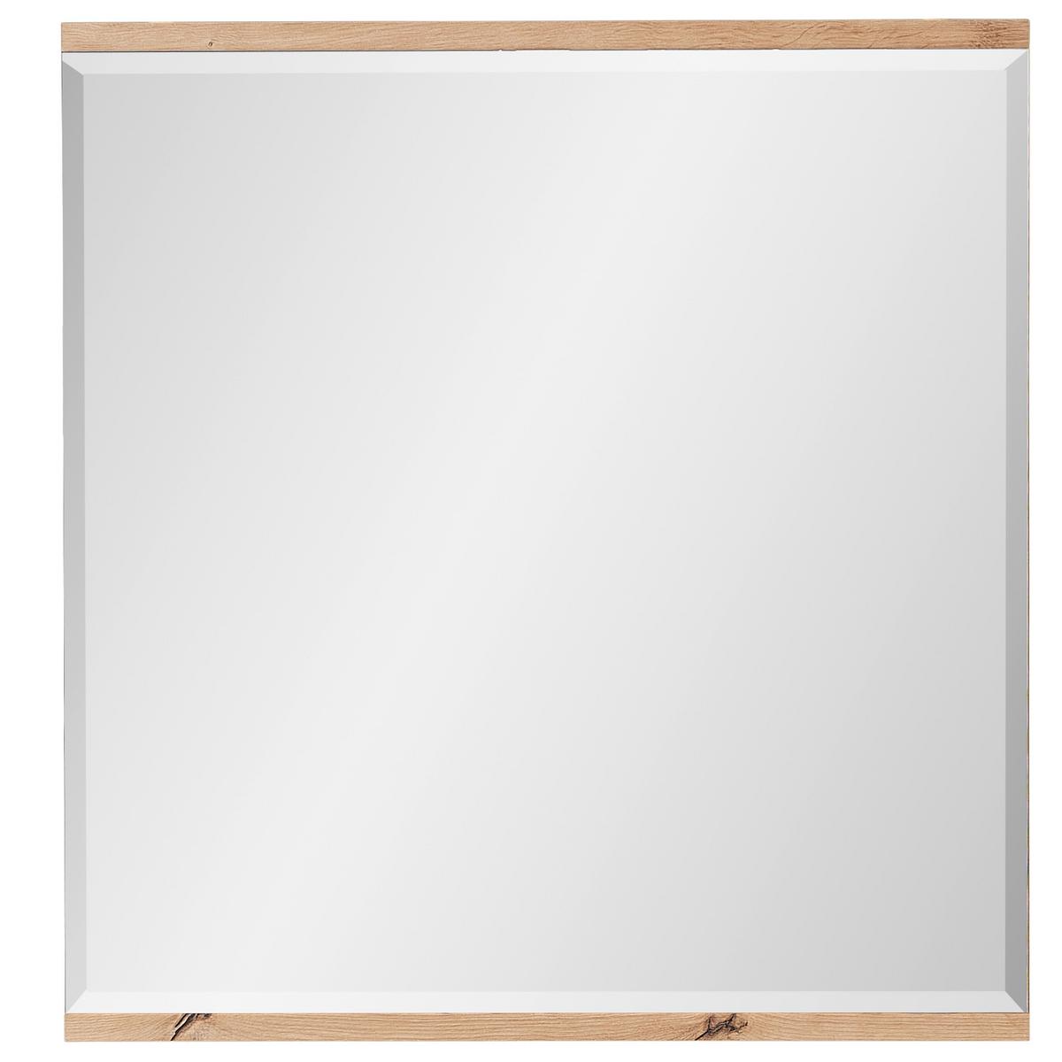 Spiegel in Eichefarben - Eichefarben, MODERN, Glas/Holzwerkstoff (80/85/3cm) - Mömax