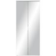 Dulap Pentru Pantofi Lincoln 4 - alb, Modern, sticlă/compozit lemnos (80/190/35cm) - Modern Living Dulap Pentru Pantofi Lincoln 4 - alb, Modern, sticlă/compozit lemnos (80/190/35cm) - Modern Living