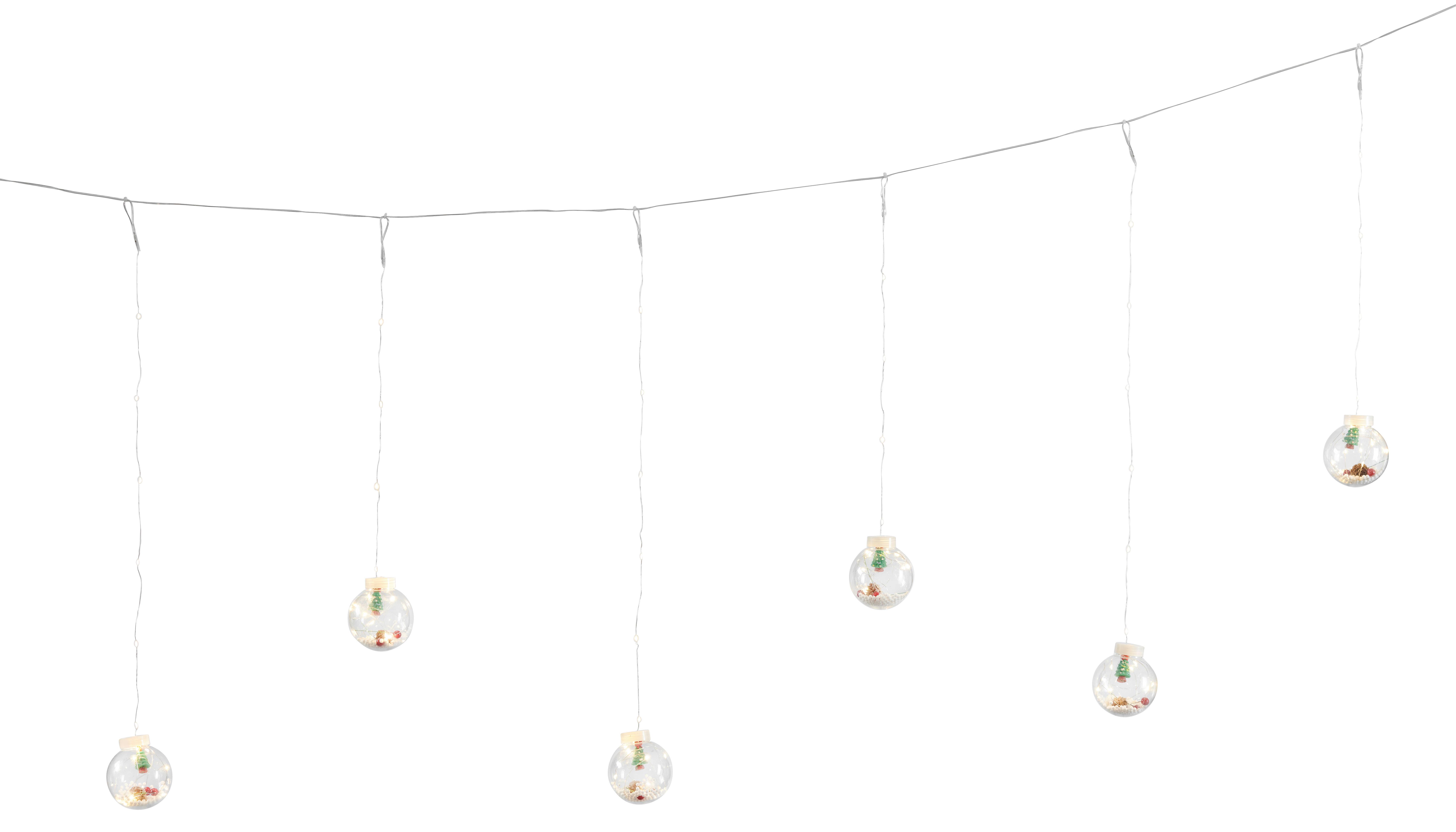 Lichterkette Zimo ca. 570cm in Bunt - Klar/Multicolor, MODERN, Kunststoff (570cm) - Premium Living
