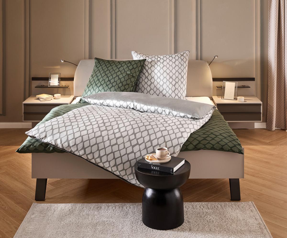 POŚCIEL DWUSTRONNA SNAKO - DK - zielony, Design, tkanina (135/200cm) - Dieter Knoll