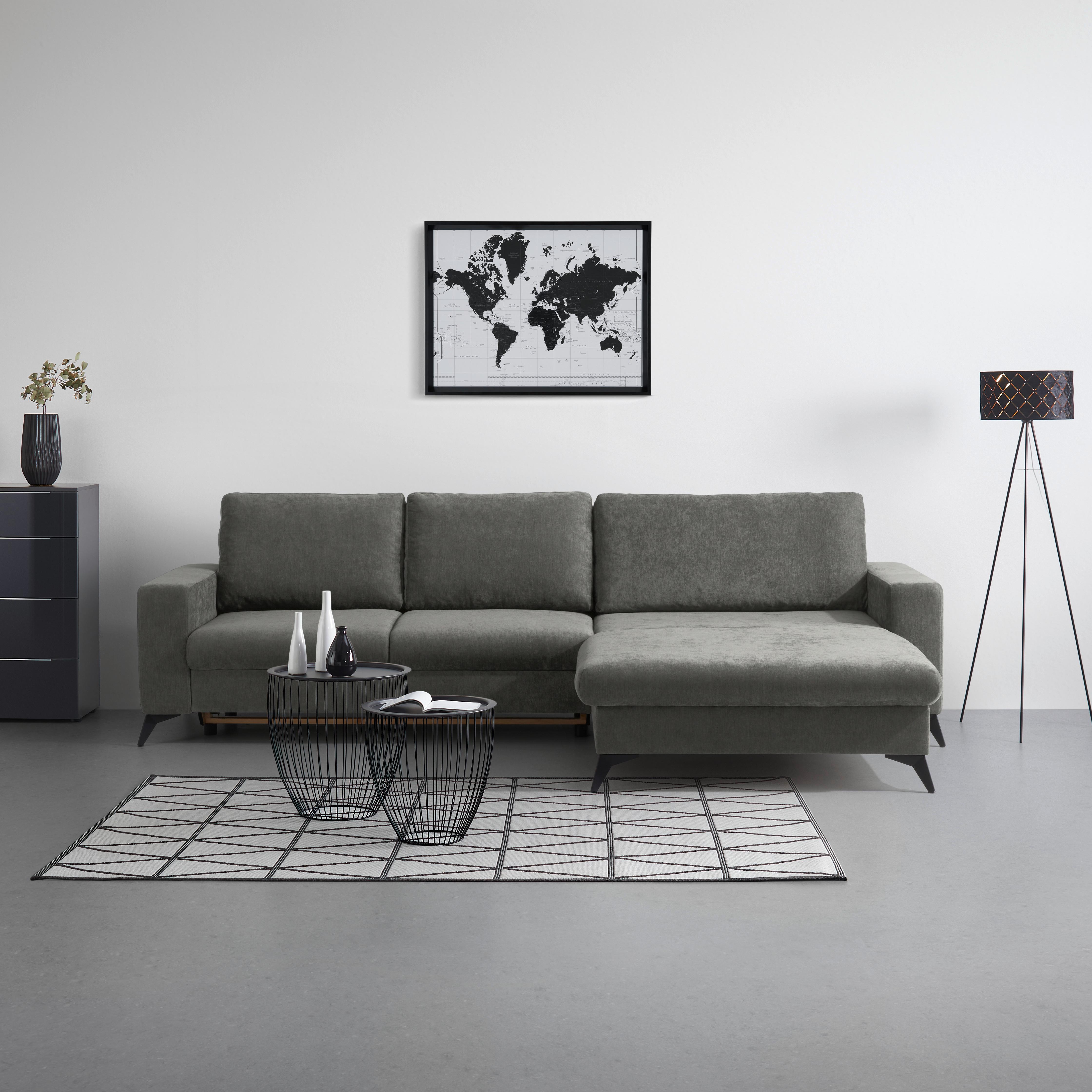 Ecksofa Sunny Braun - Braun, MODERN, Textil (290/87/178cm) - Mömax