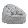 Fotoliu puf VERRETO - gri, Modern, textil (105/80/105cm) - Mömax